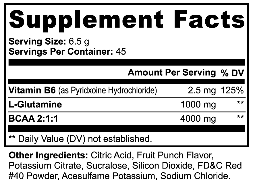 BCAA Shock Powder